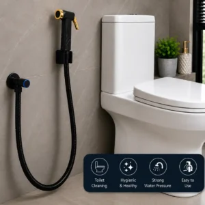 Matte Black Health Faucet Set